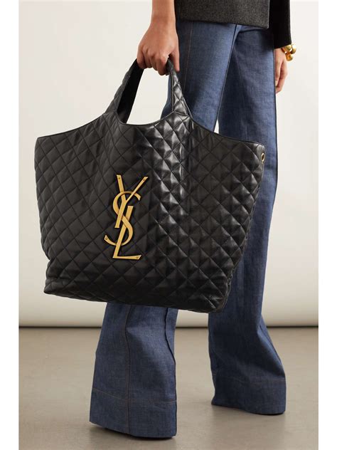 ysl brown quilted bag|ysl large quilted bag.